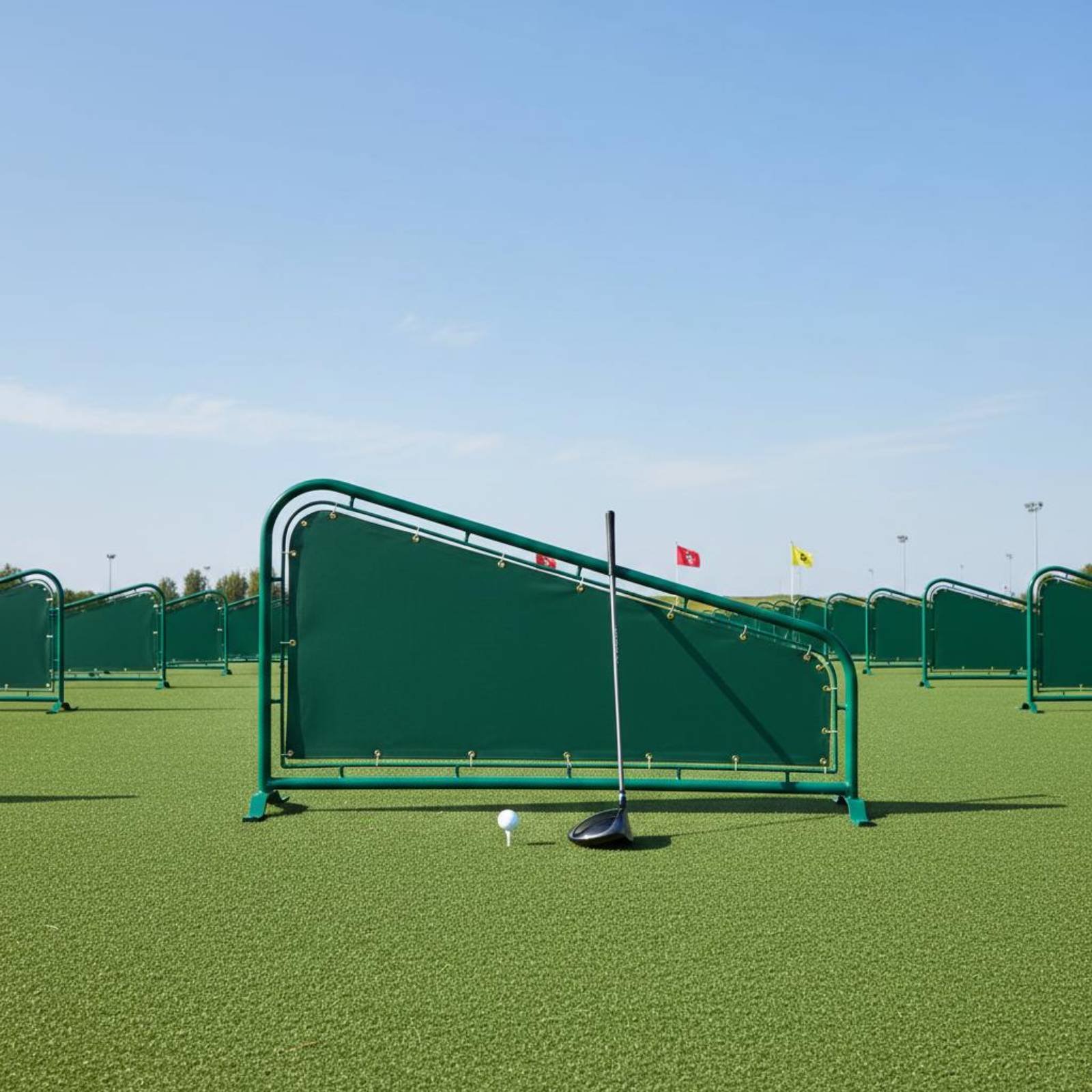 Practice Equipment For Golf - Canvas Golf Divider Heavy Duty Practice