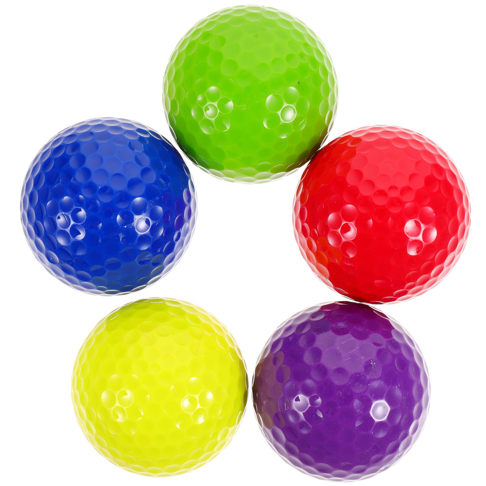 5 Pcs Plastic Practice Golf Ba - Practice Equipment For Golf recension och pris