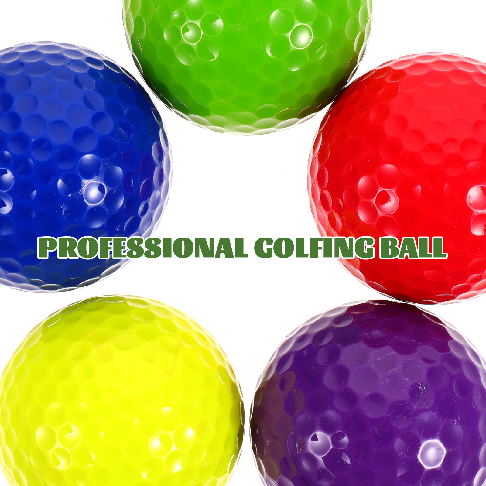 5 Pcs Plastic Practice Golf Ba - Practice Equipment For Golf recension och pris