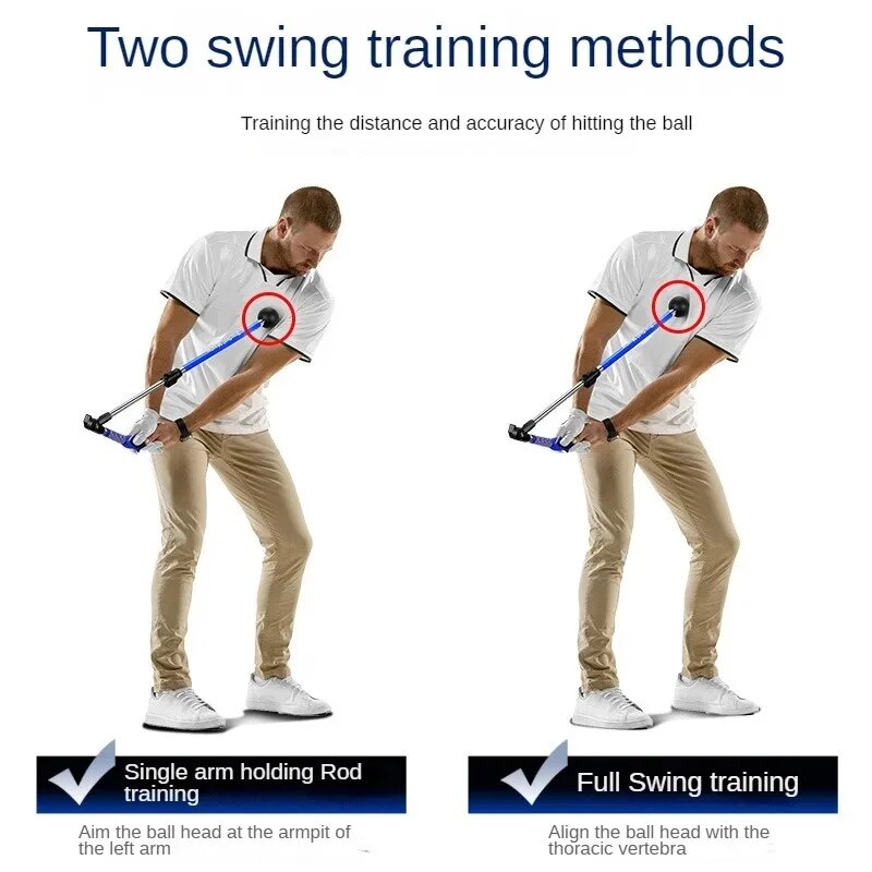 PGM Golf Swing Trainer Folding - Golf Exercise Equipment recension och pris