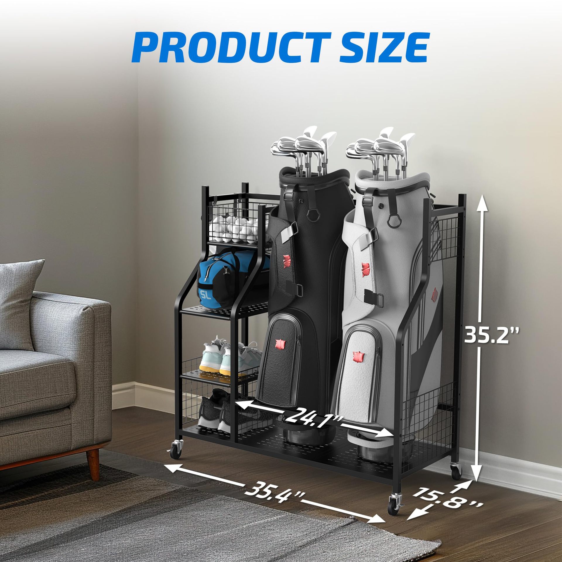 #Cross-border Standing Type Me - Golf Equipment Garage Storage recension och pris