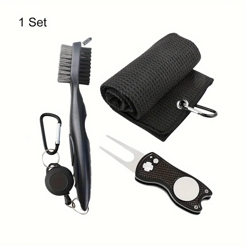 1 Pc Black Golf Towel Microfib - Golf Towel Waffle recension och pris