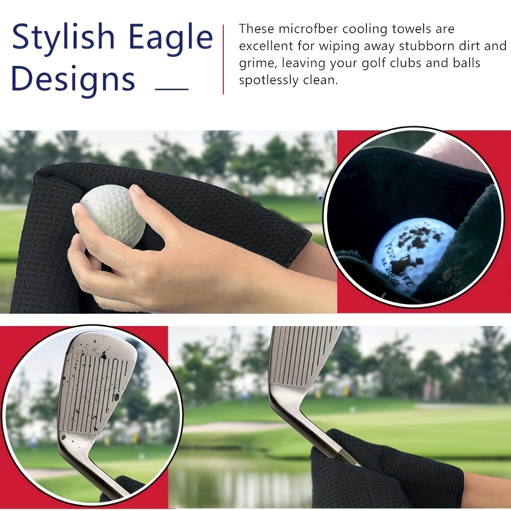 Premium Golf Towel with Clip - - Golf Towel Waffle recension och pris