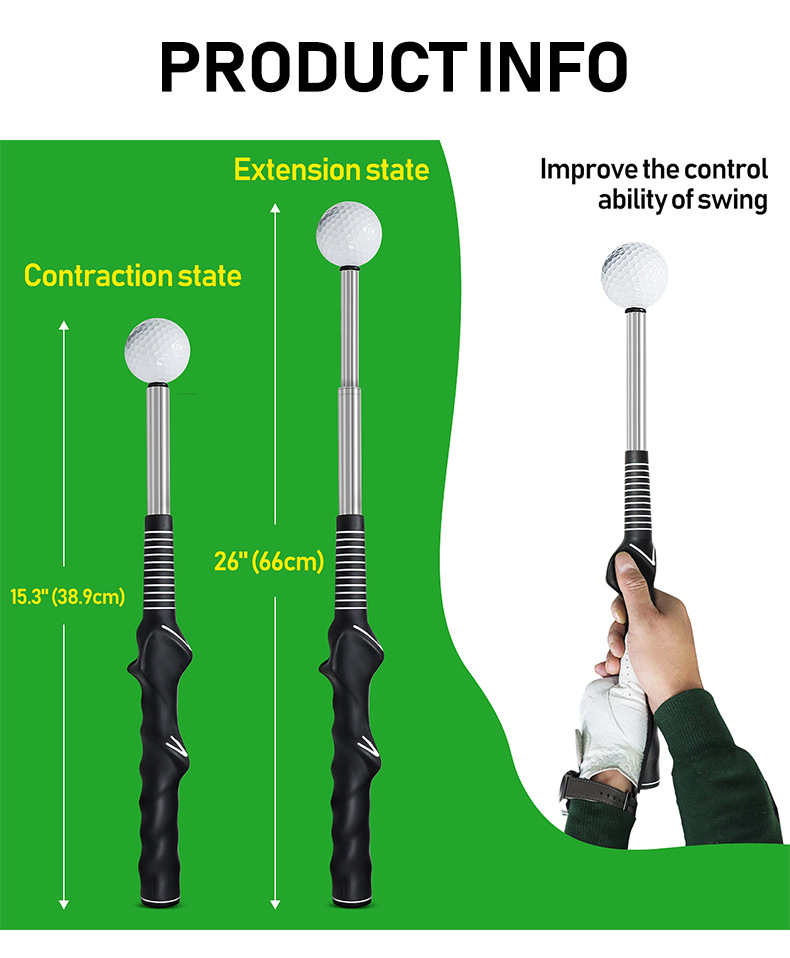 Golf Telescopic Swing Trainer  - Golf Exercise Equipment recension och pris