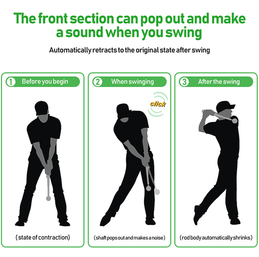 Golf Telescopic Swing Trainer  - Golf Exercise Equipment recension och pris