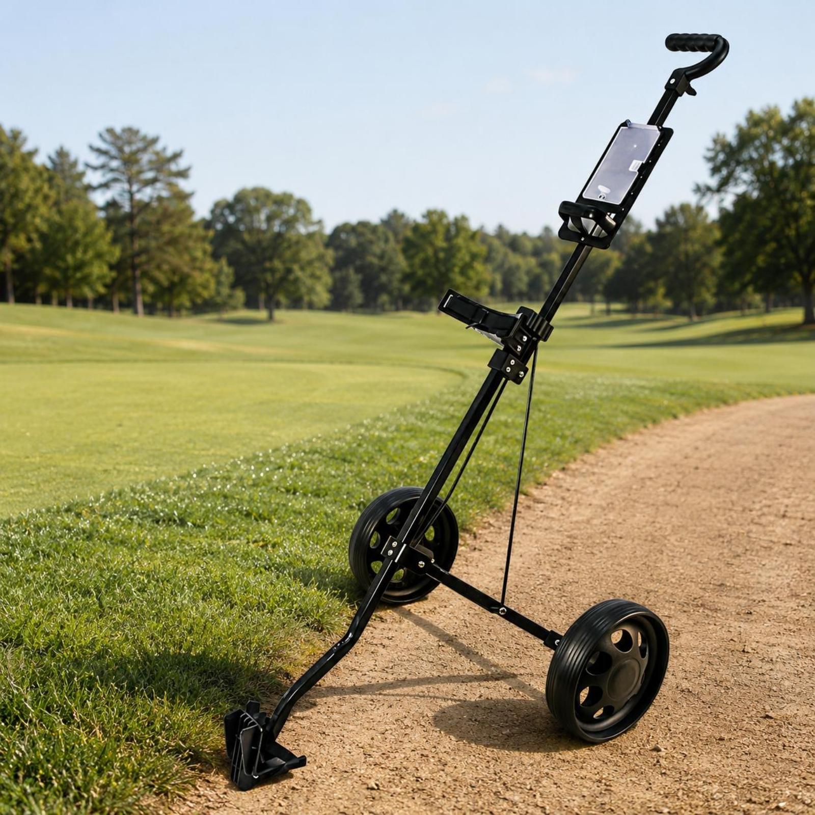 Foldable Two Wheel Golf Equipm - Practice Equipment For Golf recension och pris