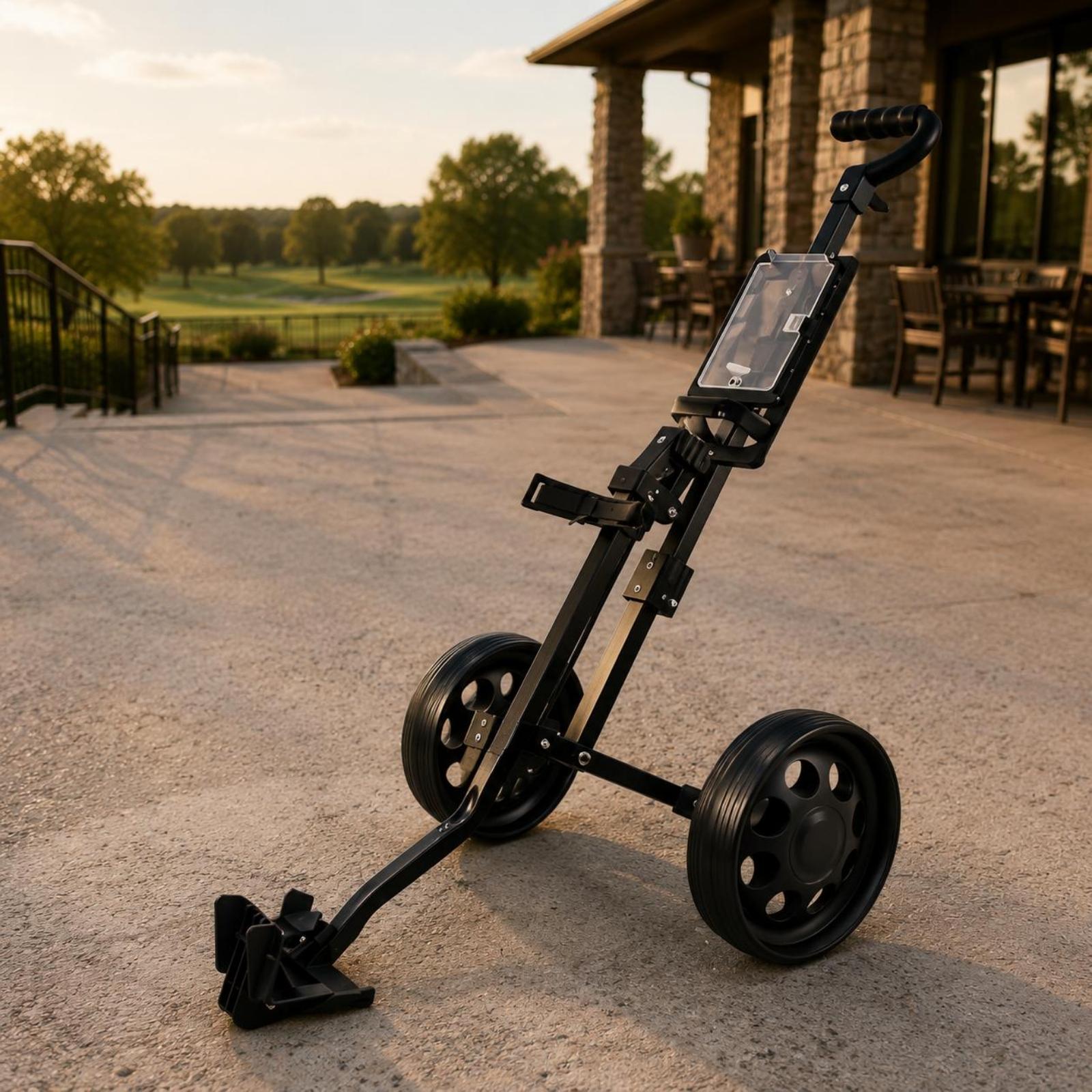 Foldable Two Wheel Golf Equipm - Practice Equipment For Golf recension och pris
