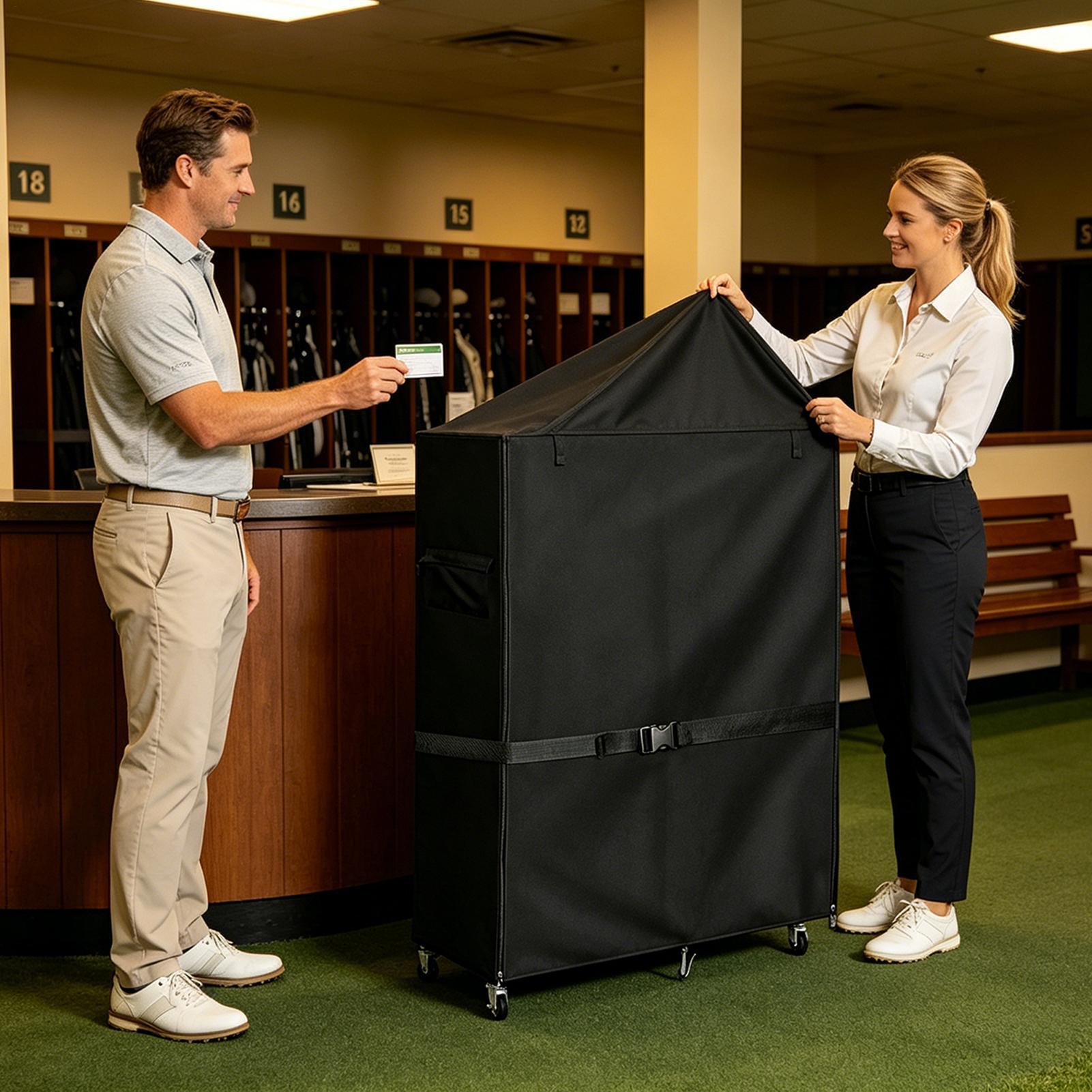 Dust Cover For Golf Storage Ra - Golf Equipment Garage Storage recension och pris