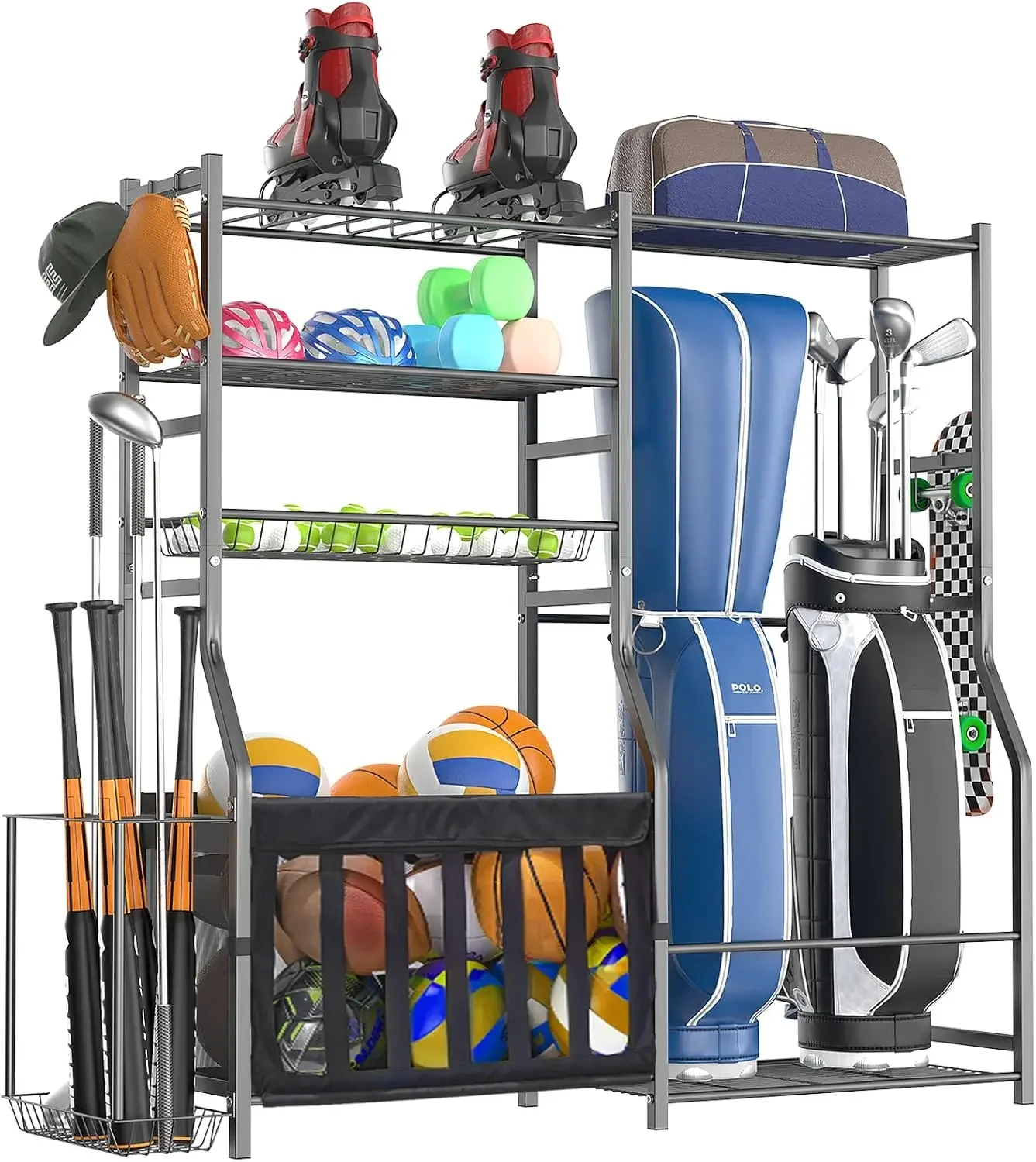 Heavy Duty Garage Sports Equip - Golf Equipment Garage Storage recension och pris